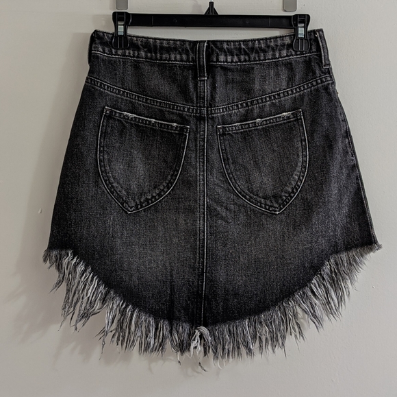 {Free People} Brand New Bailey Denim Mini Skirt - Picture 9 of 10